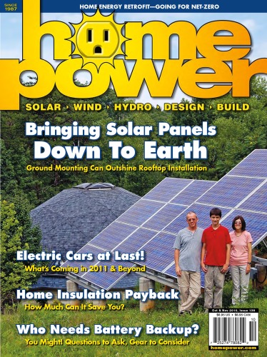Home Power Magazine Octobernovember 2010 Joe Schwartz Executive Editor