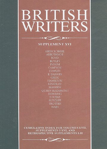 British Writers Supplement Xvi 16th Edition Jay Parini