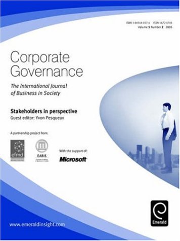 Stakeholders In Perspective Yvon Pesqueux