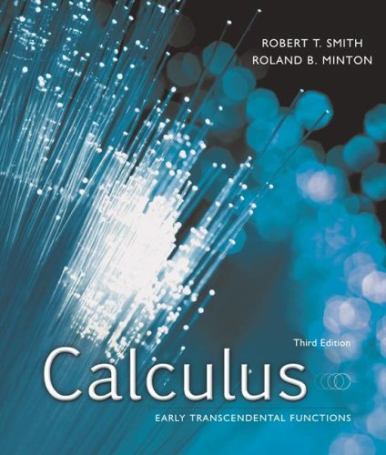Calculus Early Transcendental Functions 3rd Edition Robert Smith