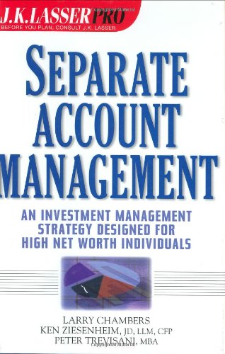 Separate Account Management 1st Edition Larry Chambers Ken Ziesenheim Peter Trevisani