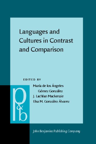 Languages And Cultures In Contrast And Comparison Mara De Los Ngeles Gmez Gonzlez Ed