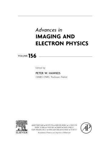 Imaging And Electron Physics Peter W Hawkes Eds