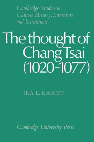 The Thought Of Chang Tsai 10201077 Ira E Kasoff