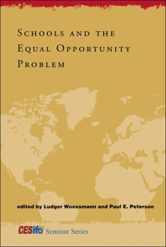 Schools And The Equal Opportunity Problem Cesifo Seminar Series Ludger Woessmann