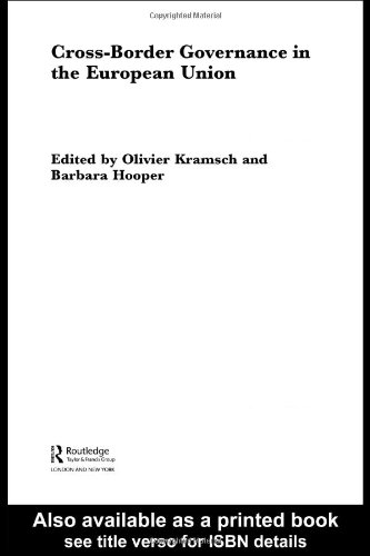 Crossborder Governance In The European Union Routledge Research In Transnationalism 1st Edition Oliver Kramsch