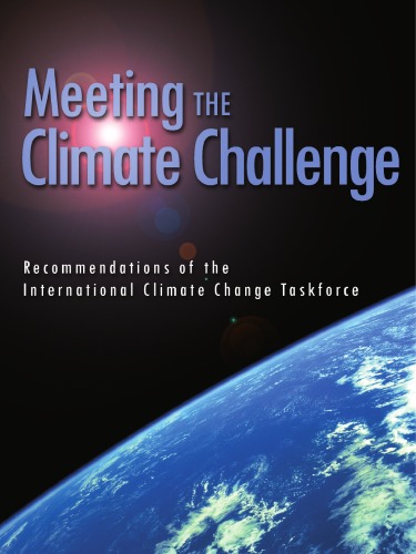 Meeting The Climate Challenge Recommendations Of The Climate Change Taskforce International Climate Change Taskforce