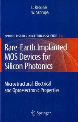 Rareearth Implanted Mos Devices For Silicon Photonics Microstructural Electrical And Optoelectronic Properties 1st Edition Lars Rebohle
