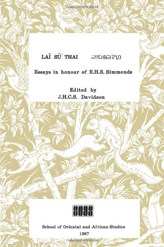 Lai Su Thai Essays In Honour Of Ehssimmonds 1st Edition Jeremy Hcsdavidson
