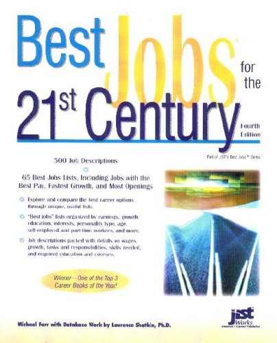 Best Jobs For The 21st Century 2006 4th Edition Michael Farr