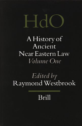 A History Of Ancient Near Eastern Law Raymond Westbrook Gary M Beckman