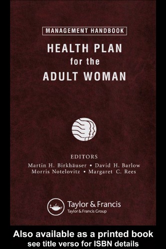 Guidelines Health Plan For The Adult Woman Martin Birkhauser
