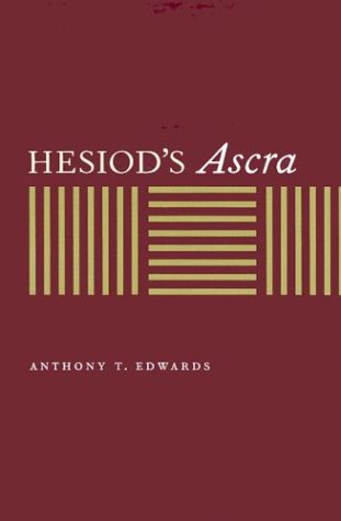 Hesiods Ascra 1st Edition Anthony T Edwards