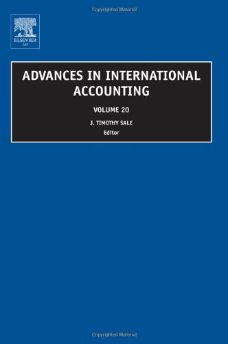 Advances In International Accounting Volume 20 J Timothy Sale