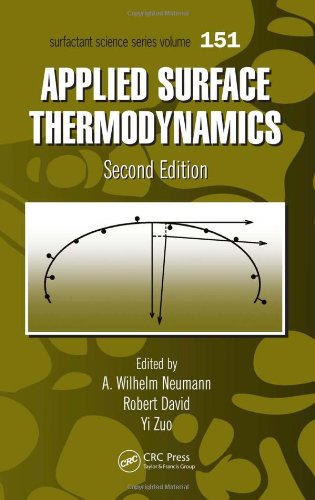 Applied Surface Thermodynamics Second Edition Surfactant Science 2nd Edition Aw Neumann