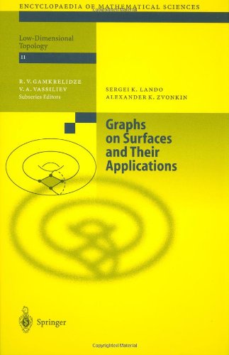 Lowdimensional Topology Ii Graphs On Surfaces And Their Applications Encyclopaedia Of Mathematical Sciences Vol141 1st Edition Sergei K Lando
