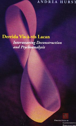 Derrida Visavis Lacan Interweaving Deconstruction And Psychoanalysis 3rd Edition Andrea Hurst