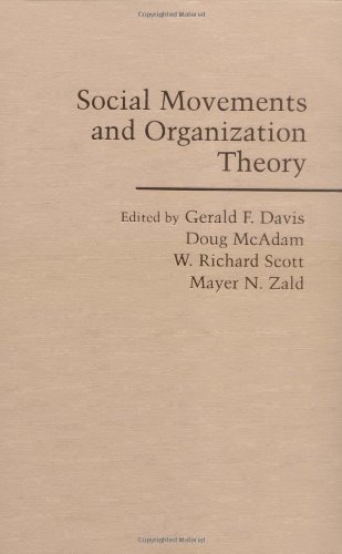 Social Movements And Organization Theory Gerald F Davis Doug Mcadam