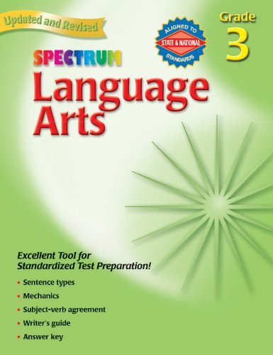 Spectrum Language Arts Grade 3 Upd Rev School Specialty Publishing