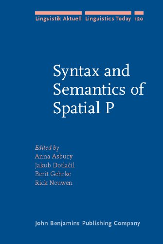 Syntax And Semantics Of Spatial P 120th Edition Anna Asbury Jakub Dotlacil