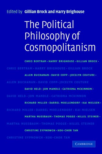 The Political Philosophy Of Cosmopolitanism Gillian Brock Harry Brighouse