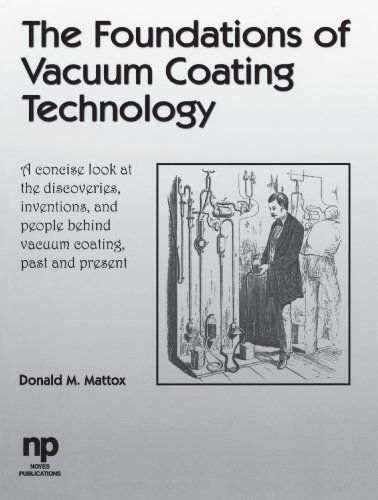 The Foundations Of Vacuum Coating Technology Mattox Donald M