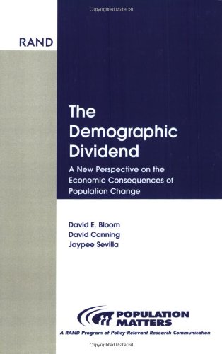 Demographic Dividend New Perspective On Economic Consequences Population Change 1st Edition David E Bloom