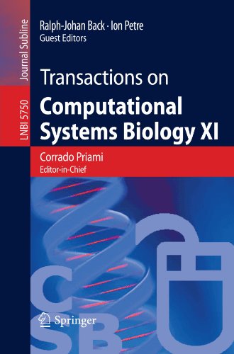 Transactions On Computational Systems Biology Xi 1st Edition Muffy Calder