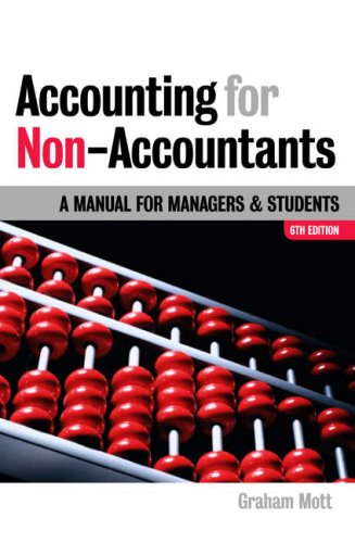Accounting For Nonaccountants A Manual For Managers And Students 6th Graham Mott