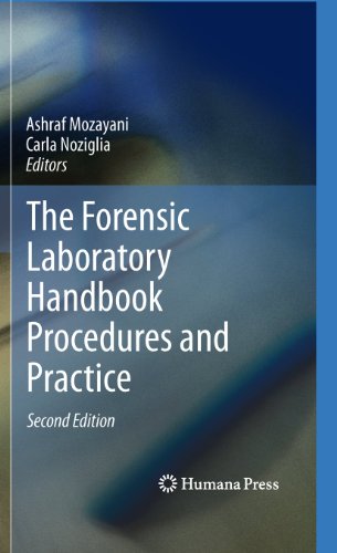 The Forensic Laboratory Handbook Procedures And Practice 2nd Edition Anja Einseln Ba
