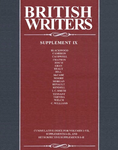 British Writers Supplement 9 9th Edition Jay Parini