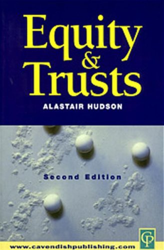 Equity And Trusts 2nd Edition 2nd Edition Alastair Hudson Lastair Hudson