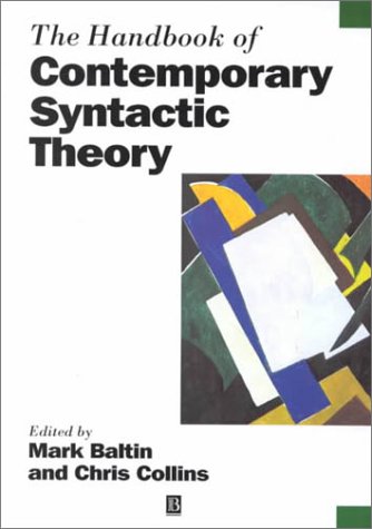 The Handbook Of Contemporary Syntactic Theory 1st Edition Mark Baltin