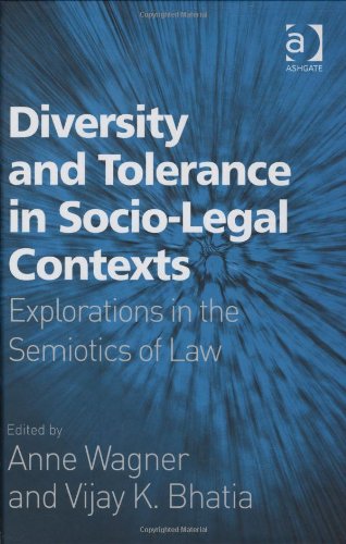 Diversity And Tolerance In Sociolegal Contexts Anne Wagner Vijay K Bhatia
