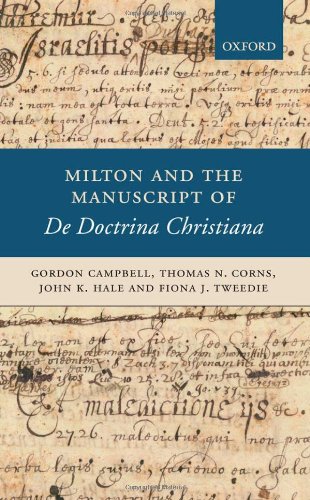 Milton And The Manuscript Of De Doctrina Christiana Gordon Campbell