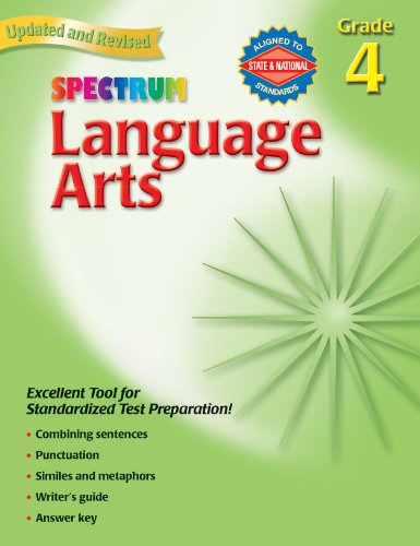 Spectrum Language Arts Grade 4 Upd Rev School Specialty Publishing