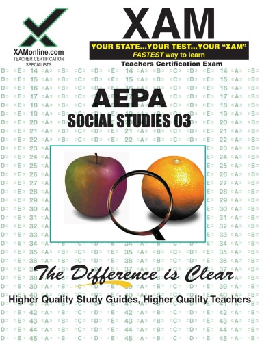 Aepa 03 Social Studies Teacher Certification Exam Sharon Wynne