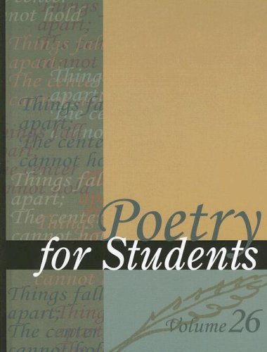 Poetry For Students Volume 26 David Kelly Ira Mark Milne
