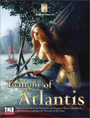 Twilight Of Atlantis D20 30 Fantasy Roleplaying Jim Lai Jason Donovan