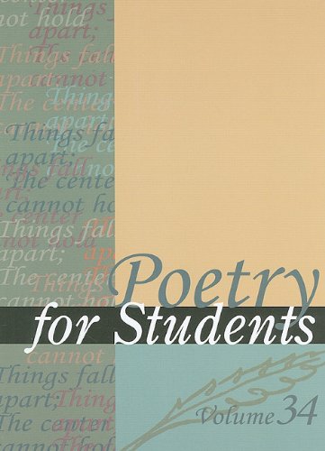 Poetry For Students Vol 34 Sara Constantakis David J Kelly