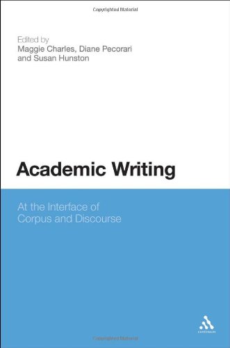 Academic Writing At The Interface Of Corpus And Discourse Maggie Charles