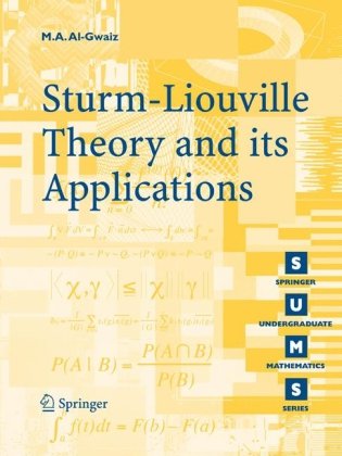 Sturmliouville Theory And Its Applications 1st Edition Mohammed Abdelrahman Algwaiz