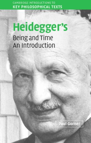 Heideggers Being And Time An Introduction 1st Edition Paul Gorner