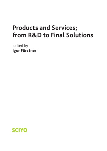 Products And Services From Rd To Final Solutions Igor Fuerstner