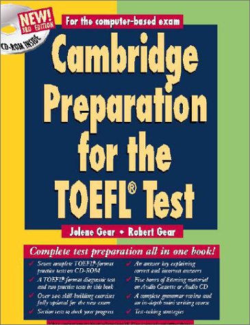 Cambridge Preparation For The Toefl Test 3rd Edition 3rd Edition Jolene Gear