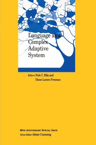 Language As A Complex Adaptive System Best Of Language Learning Series 1st Edition Nick C Ellis