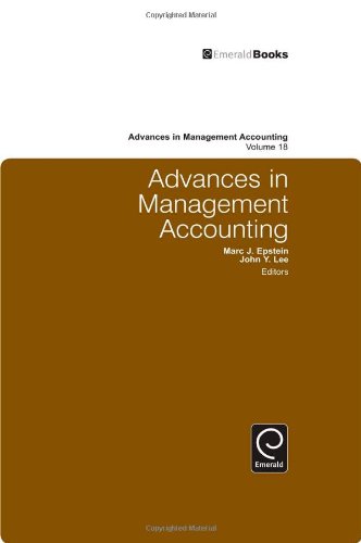 Advances In Management Accounting 1st Edition Marc Epstein