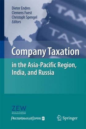 Company Taxation In The Asiapacific Region India And Russia 1st Edition Professor Dr Dieter Endres Auth