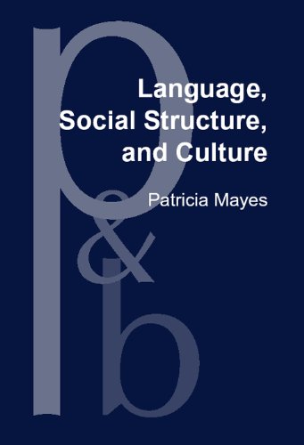 Language Social Structure And Culture A Genre Analysis Of Cooking Classes In Japan And America Patricia Mayes