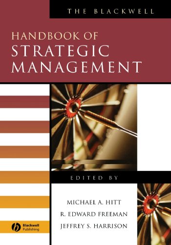 The Blackwell Handbook Of Strategic Management Blackwell Handbooks In Management Michael A Hitt